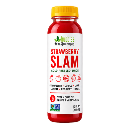 Bubbles Tea Strawberry Slam - 10oz (case)